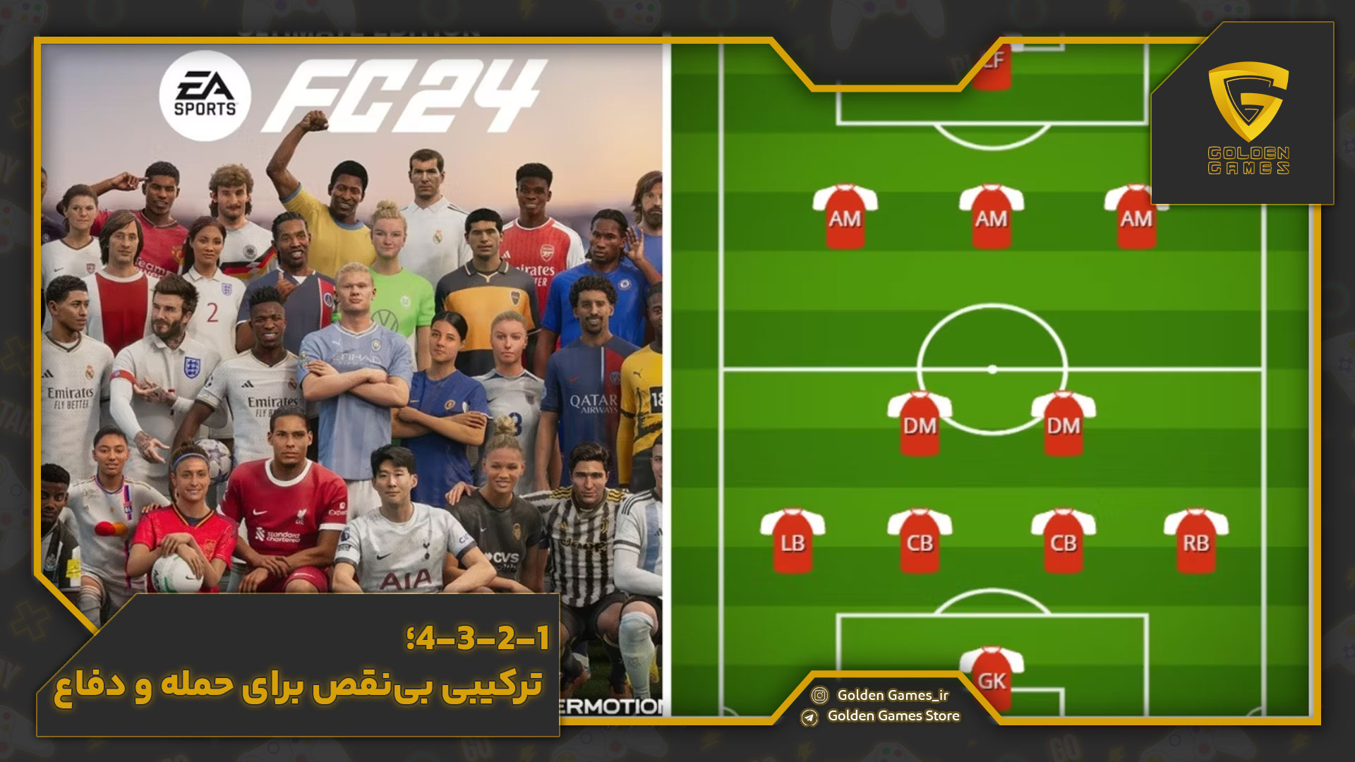 ۴-۳-۲-۱؛ ترکیبی بینقص برای حمله و دفاع