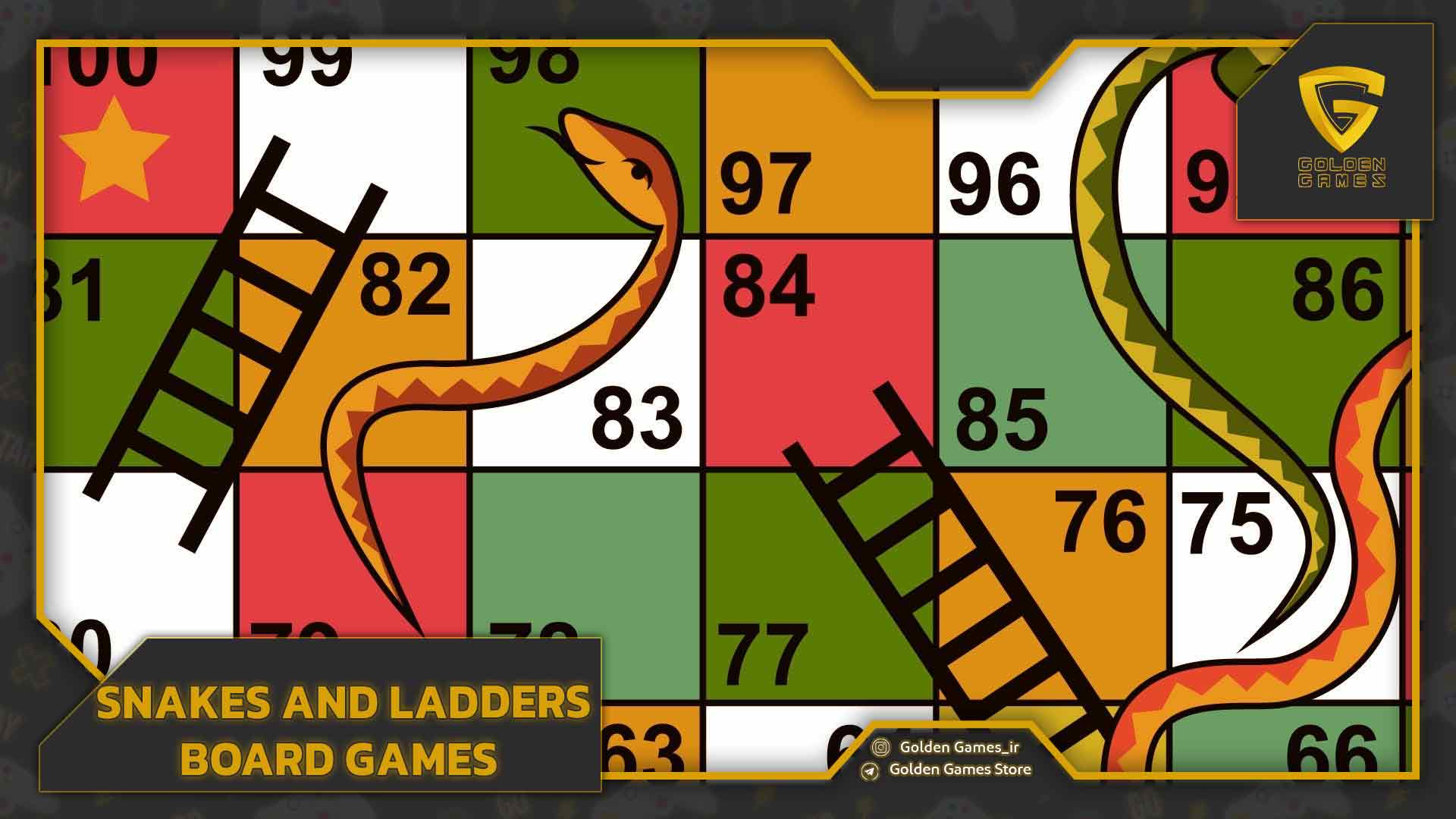 Snakes and Ladders Board Games