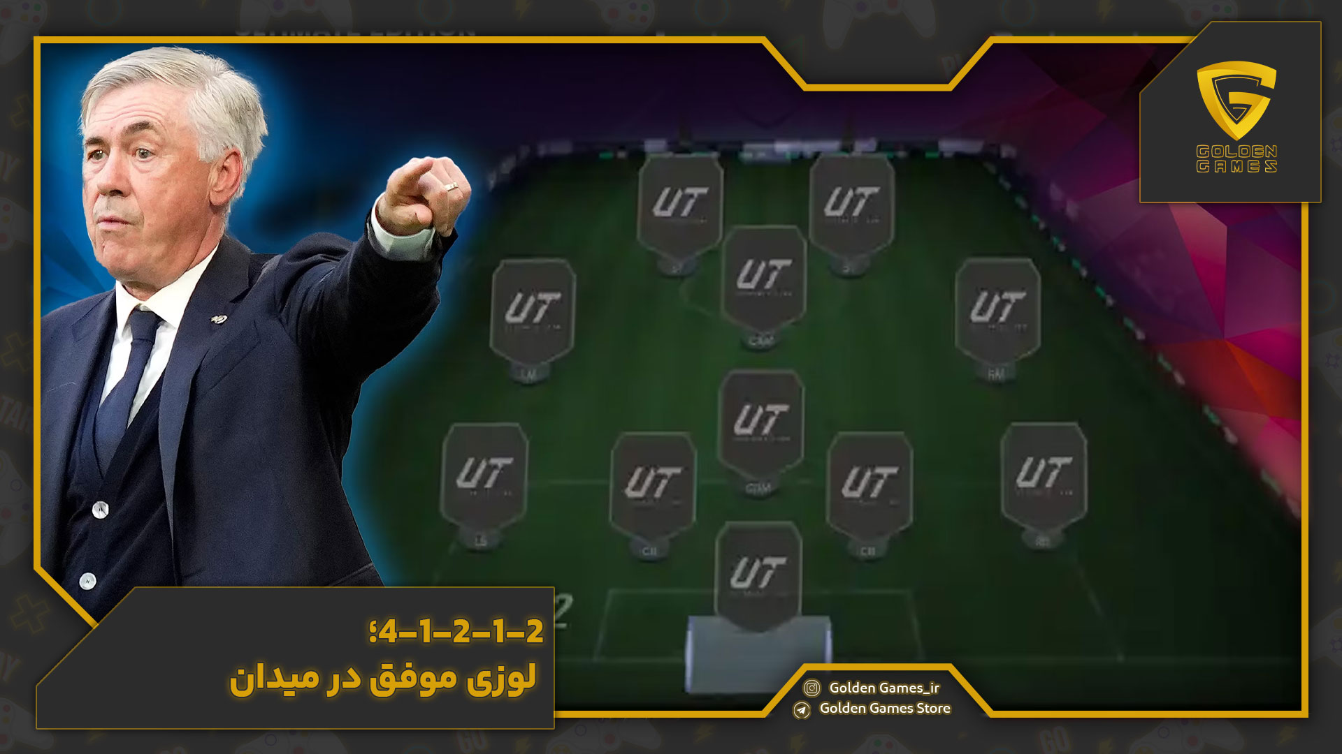 بهترین ترکیب FC24 برای انواع سبک بازی ها 11 ۴-۱-۲-۱-۲؛ لوزی موفق در میدان