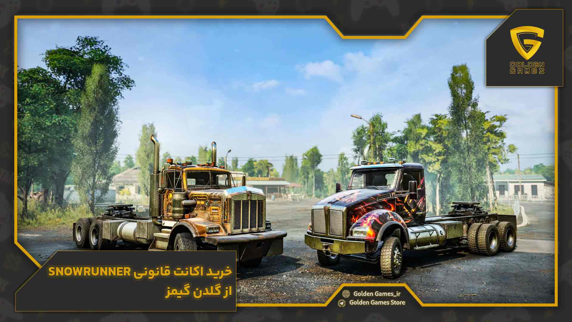 اکانت قانونی Snowrunner 5 خرید اکانت قانونی Snowrunner از گلدن گیمز