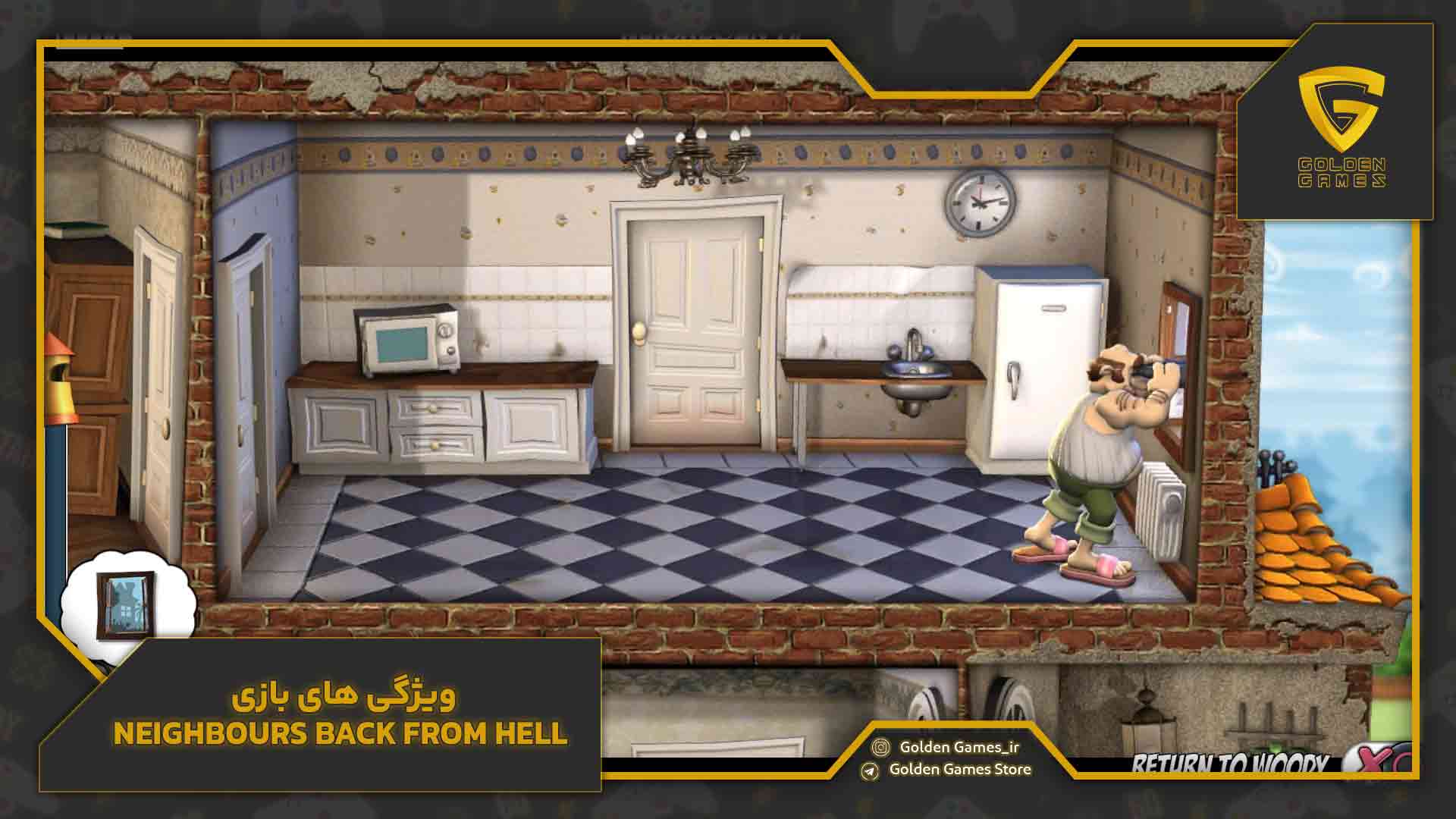 اکانت قانونی Neighbours back From Hell 4 ویژگیهای بازی Neighbours back From Hell