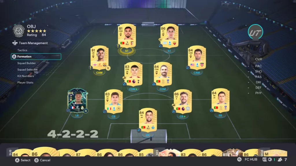 آموزش چیدمان بهترین ترکیب بازی FC 26