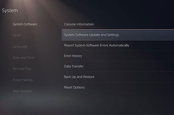 نحوه بروزرسانی کنسول پلی استیشن 5 12 مرحله 3